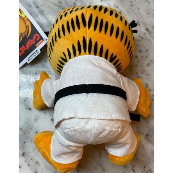 New w/Tags 2021 Karate Sitting Garfield Phunny Plush 8” Plush Kidrobot Tabby Cat - Picture 2 of 3